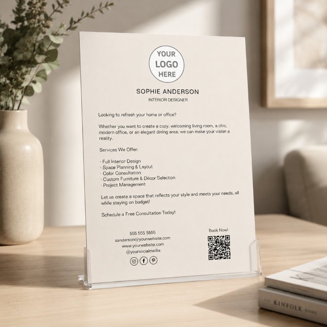 Modern Custom Logo Professional Business Flyer (Modern Custom Logo Professional Business Flyer)