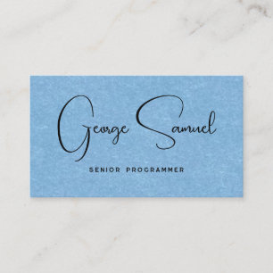 Modern Custom Logo Simple Minimalist Social Media Business Card