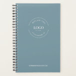 Modern Custom Logo website dusty blue Branded Planner<br><div class="desc">Elevate Organisation and Style with our Modern Custom Logo Website dusty Blue Branded Planner: A Distinctive Gift for Every Occasion! Introducing our impeccable Modern Custom Logo Website dusty Blue Branded Planner – an embodiment of functionality and sophistication. Crafted to offer your clients, customers, vendors, staff, family, and friends a tangible...</div>
