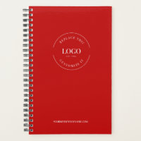 Modern Custom Logo website red Branded