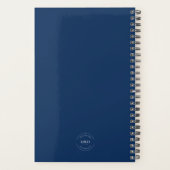 Modern Custom Logo website Royal blue Branded Planner | Zazzle.co.nz