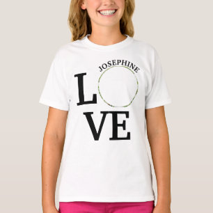 Modern Custom love photo template T-Shirt