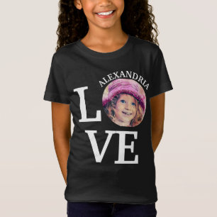 Modern Custom love photo template T-Shirt