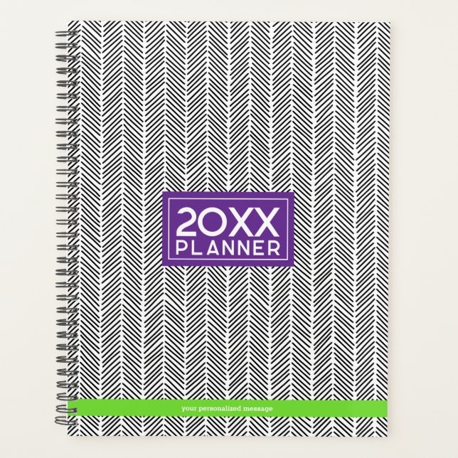  Modern Custom Name | Personalised Travel Planner (Front)