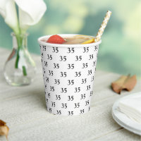Modern custom number age year pattern birthday