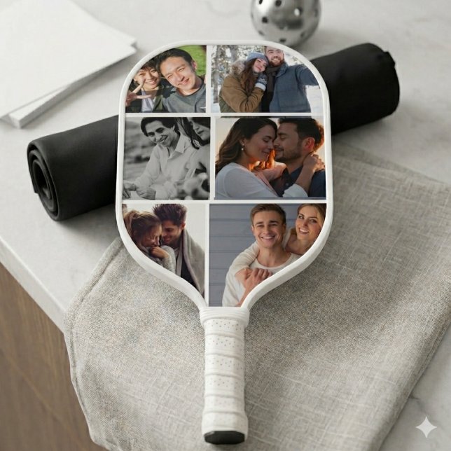 Modern Custom Personalised Photo and Text Pickleball Paddle (Creator Uploaded)