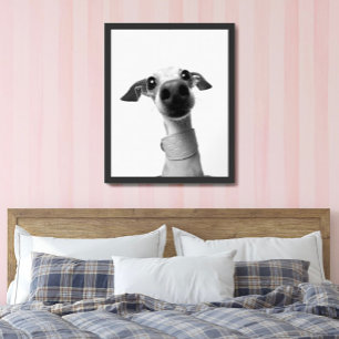 Modern Custom Pet Photo Meeko Large Poster