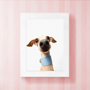 Modern Custom Pet Photo Meeko Poster