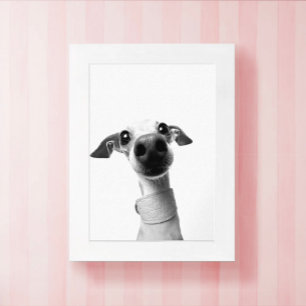 Modern Custom Pet Photo Meeko Poster