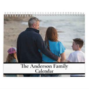 Modern Custom Photo Create Your Calendar 2026
