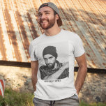 Modern Custom Photo T-Shirt<br><div class="desc">This simplistic photo tshirt featuring a photo with the option to add text, will make the perfect gift for any occassion, fun raising event, funeral, wedding, birthday, fathers day, christmas and valentines day. The font style, size and color can be changed after personalizing by clicking on the customize further link....</div>
