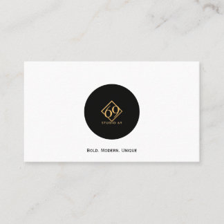 Modern Custom QR Code Business Card