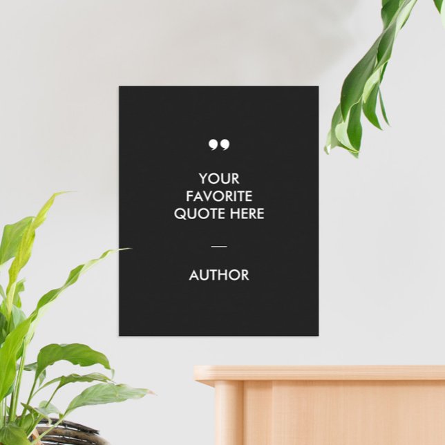Modern Custom Quote Poster (Creator Uploaded)