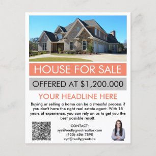 Modern Custom Real Estate Agent  Flyer