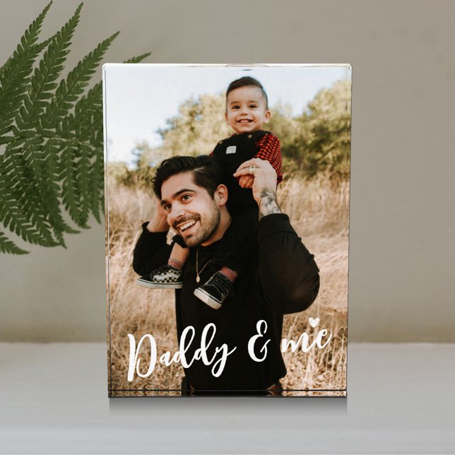 Modern Custom Simple Daddy and me Photo Gallery Block (Creator Uploaded)