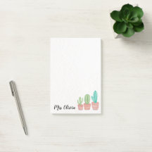 Modern Custom Teacher Post-it Notes
