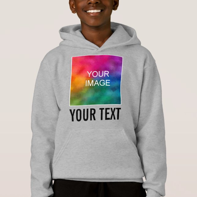 Modern Custom Template Kids Boys Large Big Font (Front)