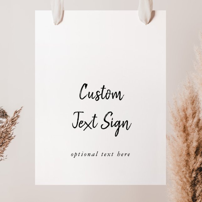 Modern Custom Text Sign (Creator Uploaded)