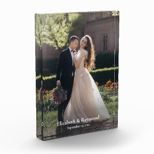 Modern Custom Wedding Photo Block
