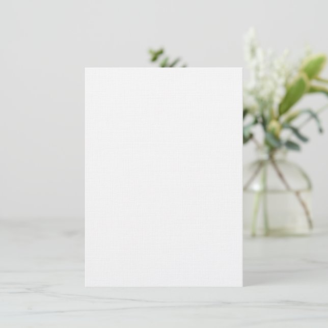 Modern Custom white simple Design Add Photo /Text Menu (Standing Front)