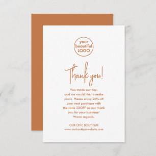 Modern Customer Appreciation Business Thank You