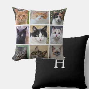 Modern Customisable Cat Photos  Cushion