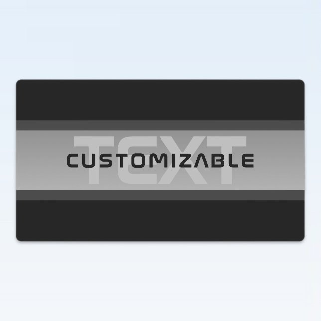 Modern Customisable Layered Text | Black & Grey (Creator Uploaded)