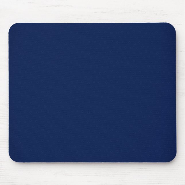 Modern Customisable Royal Navy Blue Mouse Pad (Front)