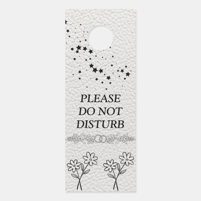 Modern Customise  Do Not Disturb Door Hanger (Front)