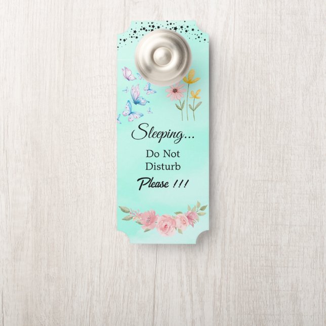 Modern Customise  Do Not Disturb Door Hanger (On Knob)