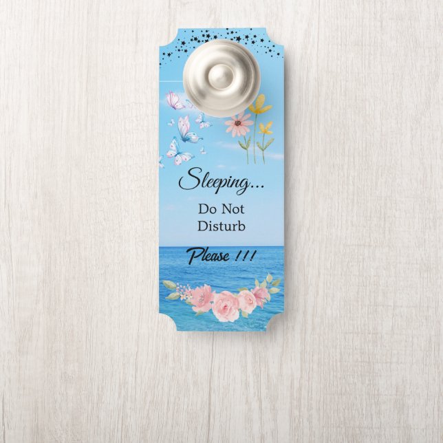 Modern Customise  Do Not Disturb Door Hanger (On Knob)