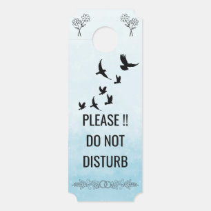 Modern Customise Do Not Disturb Door Hanger