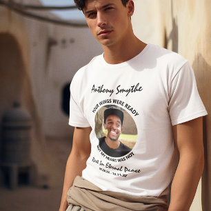 Modern Customised Photo Memorial T-Shirt