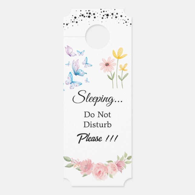 Modern Customize  Do Not Disturb Door Hanger (Front)