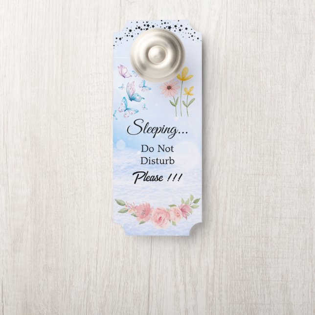 Modern Customize  Do Not Disturb Door Hanger (On Knob)