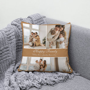 Modern Customized Happy Family college  Throw Pill Cushion