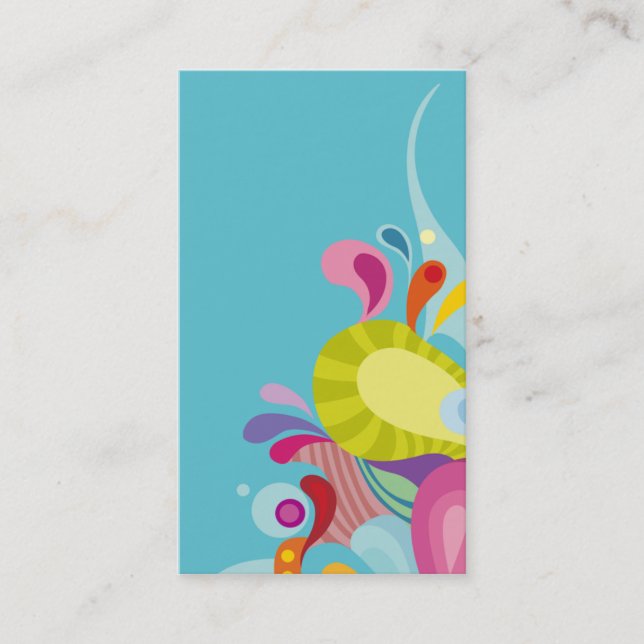 modern cute and funny business card template kid (Front)