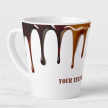 Modern cute, cool coffee dripping custom text