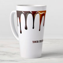 Modern cute, cool coffee dripping custom text