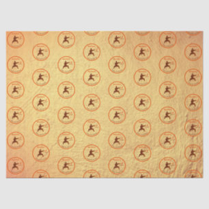 Modern Cute Cool Kids Martial Arts Karate Birthday Tissue Paper