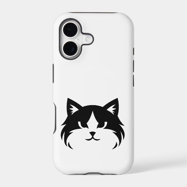 Modern Cute Feline Phone Cover (Back)