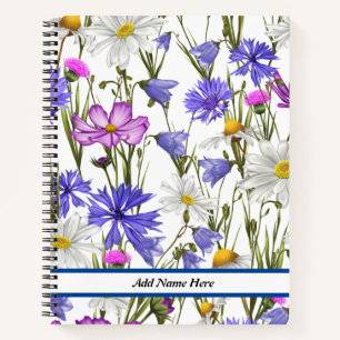  Modern Cute Floral Pattern  Notebook