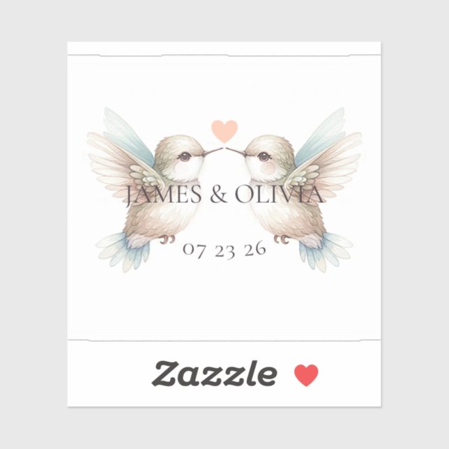 Modern Cute Hummingbird (Sheet)