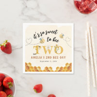 Modern Cute It’s so sweet to bee 2nd birthday