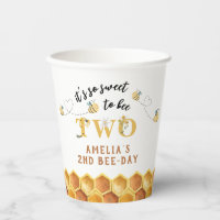 Modern Cute It’s so sweet to bee 2nd birthday