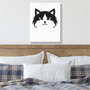 Modern Cute Kitty Wall Art Decor