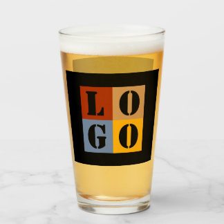 Modern Cute Personalised Gifts Black Simple Glass