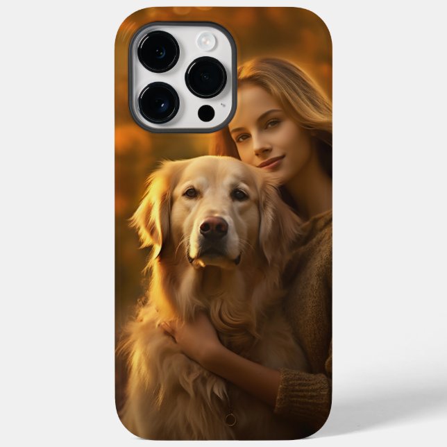 Modern Cute Puppy Happy Pawlidays Case-Mate iPhone Case (Back)