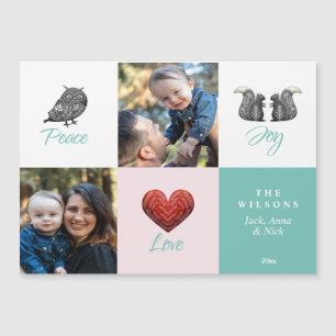 Modern Cute Scandinavian Photo Christmas