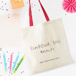 Modern Cute Sleepover Birthday Party #Kidlife Tote Bag<br><div class="desc">Introducing our modern and cute birthday party sleepover bag, the perfect party favour for your child's special day! This bag is not only adorable but also functional, making it a great gift that your guests will love and use for years to come. The design of this sleepover bag features a...</div>